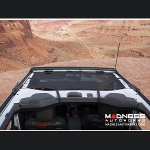 Jeep Wrangler JL Eclipse Sun Shade - Black - Front